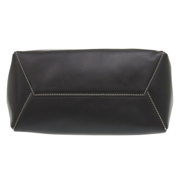MIU MIU Ivy Leather Bag Black 2way Handbag - Picture 7 of 11